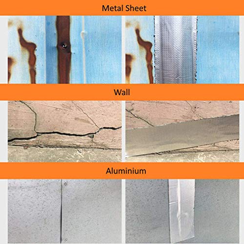 Starke Qualität wasserdichtes Klebeband Butylkautschuk Aluminiumfolie Tape, für Dachleckage, Oberflächenriss… – Bild 5
