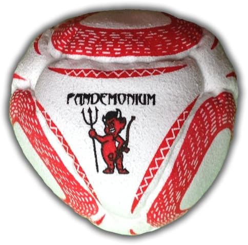 Sliver Footbag 8 Panels Hacky Sack Intermediate Bag Sand Filled Weighted At 2.1 Onces