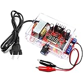 DIY Electronic Kits lm317 Power Supply Voltage Regulator 110V to DC1.25-12V Voltmeter Soldering Project kit for Adults