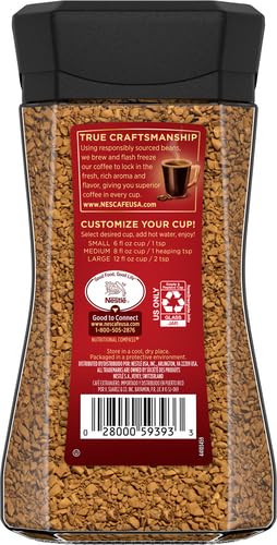 NESCAFE TASTER’S CHOICE HOUSE BLEND MEDIUM LIGHT ROAST INSTANT COFFEE 7 OZ. JAR