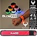 GlowPRO LED Slap Bracelet - Santa Claus Loves these Stocking Stuffer Christmas Gifts. Glow in the Dark Night Safety Armband improves night vision and Keeps Kids Safe and Happy at Night - RED