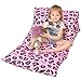 Ohnanana Kids Floor Pillows Bed Cover, Soft Plush,Perfect for Sleepovers Party,Lounger, Seating,Nap Mat,Reading Nook,Playing,Chair.Cover Only (Pink Leopard)