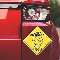 2023 Design- Baby on Board Sticker Sign