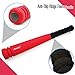 Aoneky Min Foam Baseball Bat and Ball for Toddler - Indoor Soft Super Safe T Ball Bat Toys Set for Kids Age 2 Years Old, Best Gift for Children, 16.5 inch (Red Bat and Yellow Ball)
