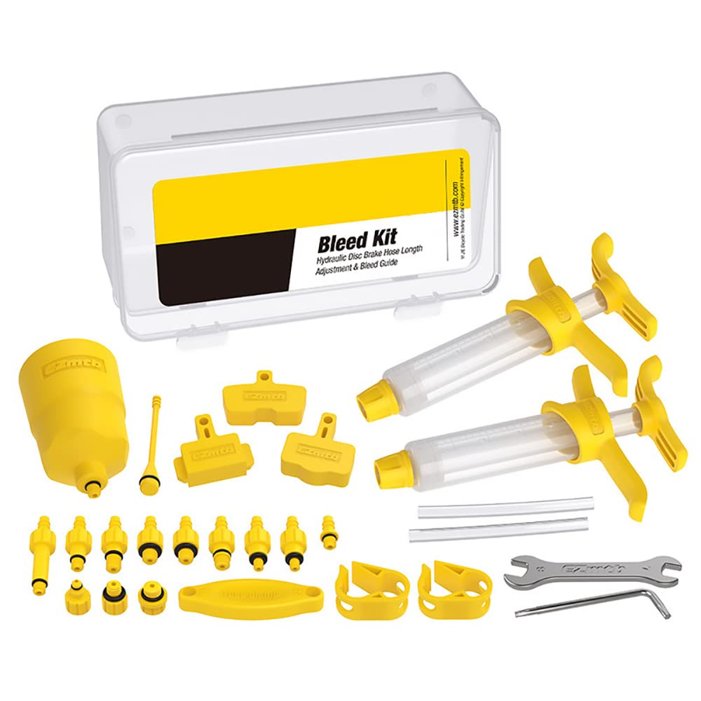 Hsthe Sea Bicycle Hydraulic Disc Brake Bleed Kit, Brake Change Hydraulic Kits, Outdoor Cycling Oil Mineral Bicycle Tool for shimano tektro magura SRAM Series