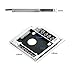 SSD Hard Drive Caddy for Macbook Pro, Optical SuperDrive DVD CD ROM SATA HDD SSD Hard Drive Disk Caddy Tray Bay Adapter for Apple Unibody Macbook / Macbook Pro 13 15 17 early mid late 2009 - 2012