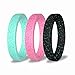 Silicone Wedding Ring For Women By DoerDo, Durable Rubber Sport Band For Active Style