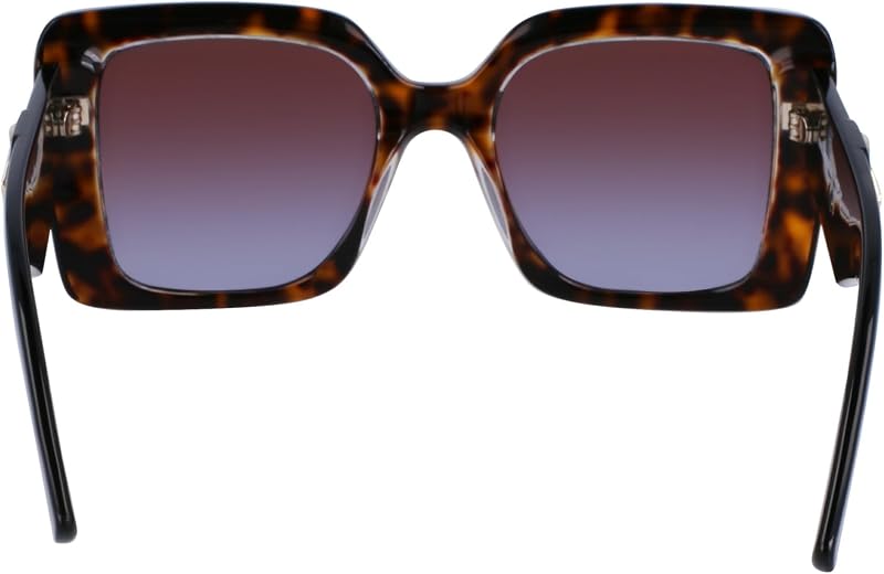 KL6126S 242 Dark Tortoise Sunglasses Woman Acetato, Modified Rectangle, 52