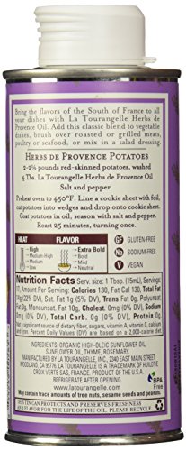 La Tourangelle, Herbs De Provence Infused Sunflower Oil, 8.45 Fl. Oz.