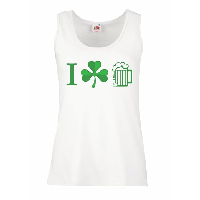 lepni.me Damen Tank-Top The Symbols of St. Patrick's Day - Irish Icons