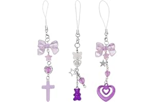 AGEN KGEN Cute Y2K Phone Charm Aesthetic Phone Charms Accessories Cute Phone Lanyard String for Bag Purse Backpack Airpods Pendants Decor