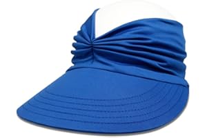 ZYAWP Sun Hat Women Sun Beach Visor Cap UV Protection with Wide Brim for Sports Beach Golf Hiking