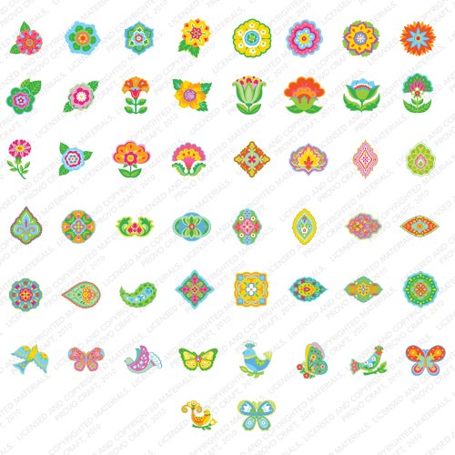 Cricut Florals Embellished Cartridge