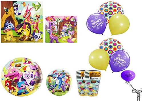 Animal Jam 16 Count Party Supply With Balloons