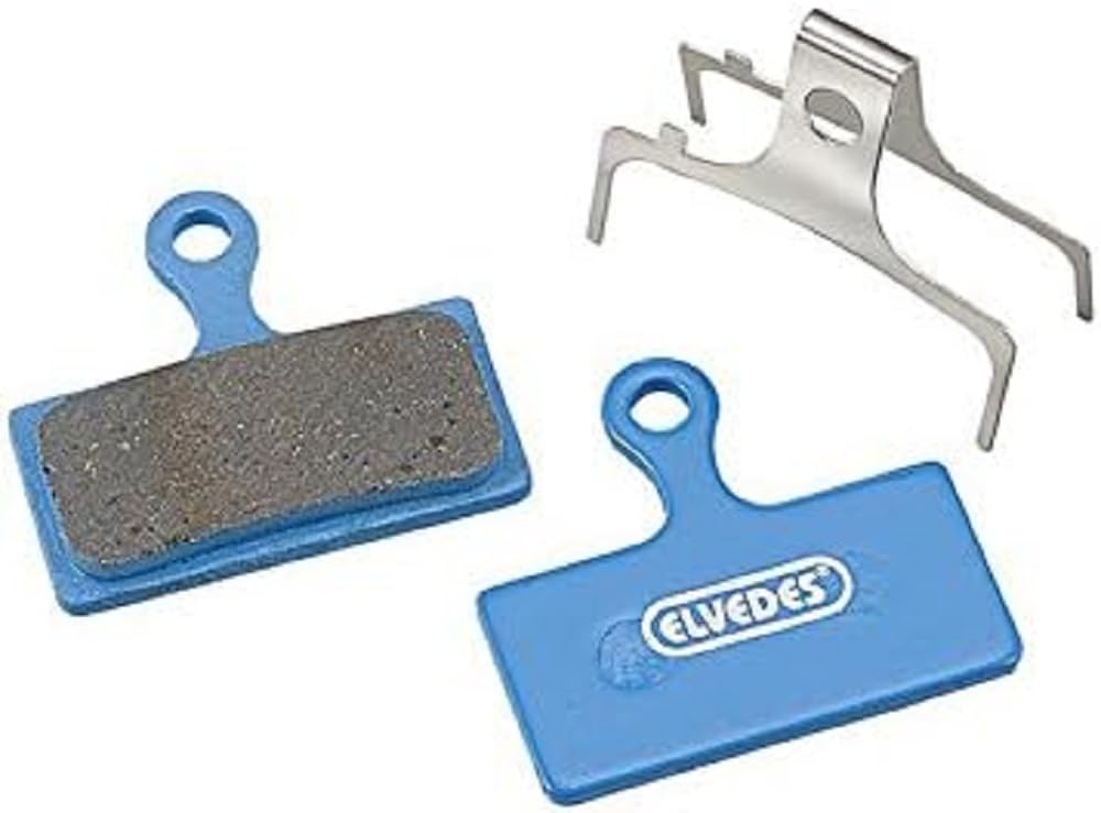 Elvedes Disc Brake Pads Organic Per Pair Fits Shimano Brm666 Brm785 Brm985 Brm988 - Multicoloured