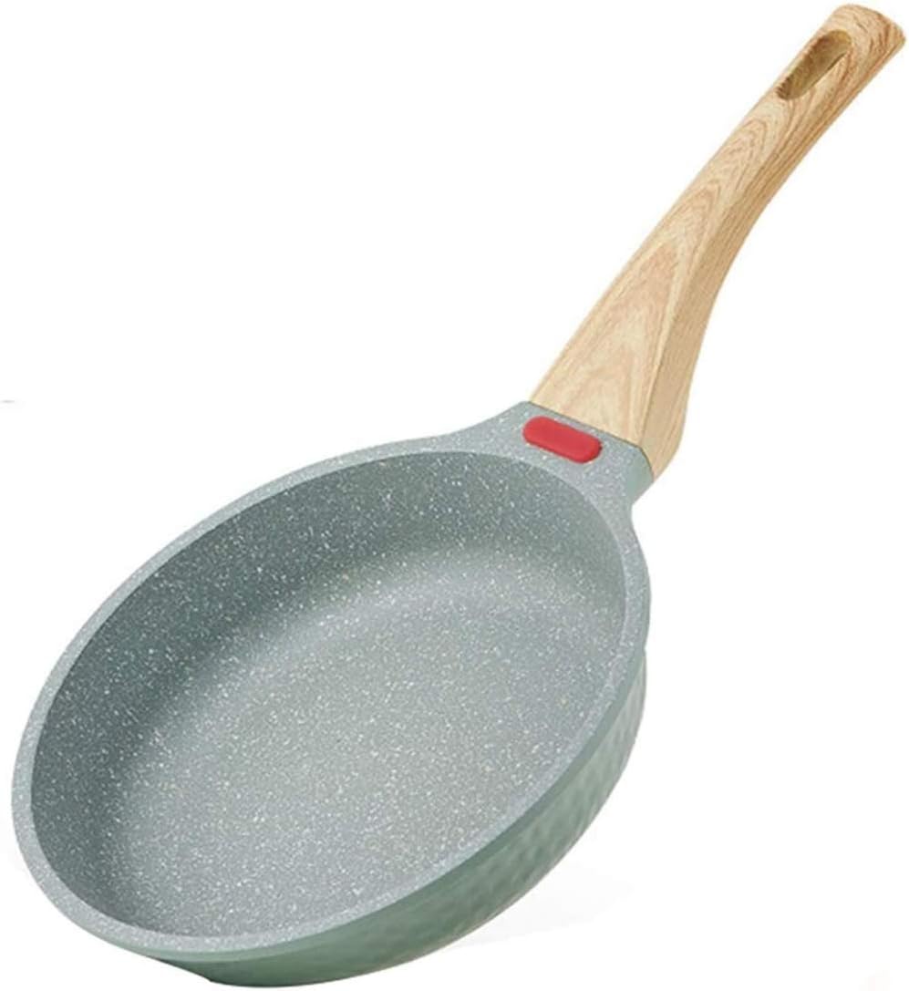 Household Stone Pan NonStick Frying pan With wooden handle Used for