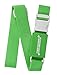 Luggage Straps, Adjustable Non-Slip Baggage Belts - Suitcase Bands for Your Travel Bag (1 Strap, Green 1pk)