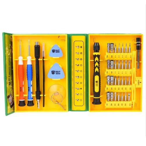 HELEISH BST-8921 38 in 1 Präzisions-Mehrzweck-Schraubendreher-Satz Reparatursatz für iPhone/Smartphone Zubehörwerkzeug