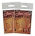 Vizcaya Alto/Tenor Sax Clarinet Mouthpiece Patches Pads Cushions, 0.8mm Black, 16 Piece