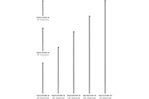 Hinkley 48" Downrod, Brushed Nickel Wet