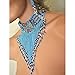 Western Fashions Inc. WF13198 Tribal Beaded Choker Earring Set Blue One Size