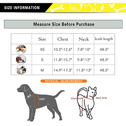 Cat Harness with Leash Set, Adjustable Soft Mesh Reflective Pet Harnesses, Extended Version of The Reflective Strip Harness,Suitable for Kittens, Puppies, Small Pets (L (Chest Girth:16.5"-18"), Grey) - Thumbnail 3