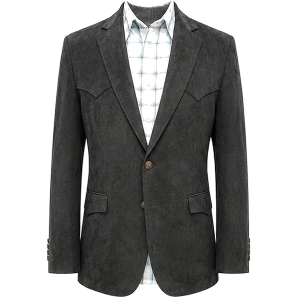 Circle S Western Sport Coat Mens Plano Vent Pockets 50 L Navy