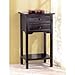 Accent Plus / NOT O'NeillGifts' Set of 2 Black Table with 2 Drawers