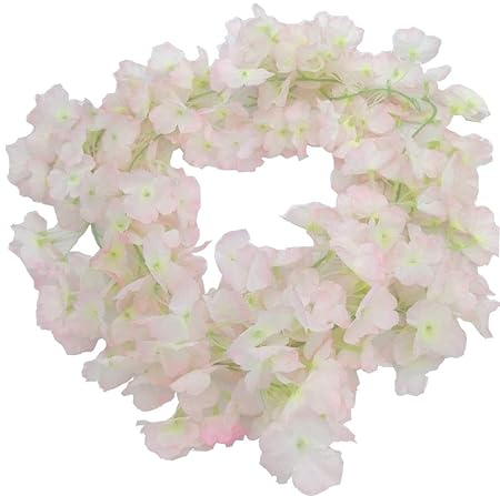 Bluexp 2 Pièce 180cm Guirlande De Cerisier Artificielles Fleurs De Cerisier Rotin Suspendus Vigne Fleur En Soie Simulation Sakura Pour Partie Mariage