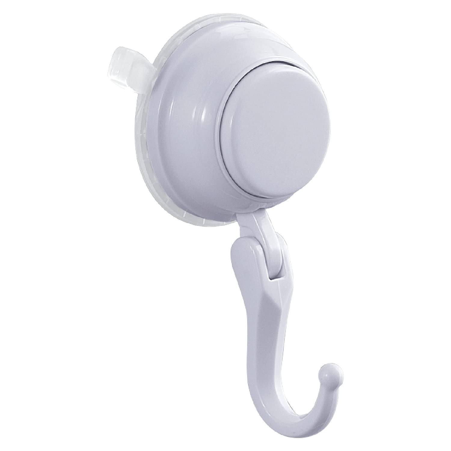 Gedy Vesuvio Hanger C/Suction Cup, White, 5.5 x 3 x 11 cm