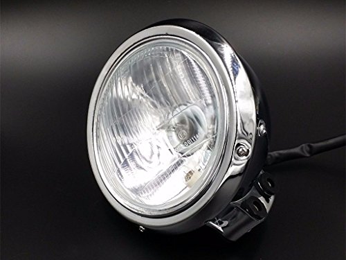 Motorcycle Bottom Mount Headlight Lamp for Harley Yamaha Kawasaki Suzuki Honda Cruiser CB Custom XL