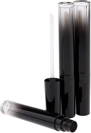 Amazon リップグレーズチューブ リップグロスチューブ リップブラムチューブ 黒のグラデーション 全2サイズ L Dynwave コスメ用詰替え容器 通販