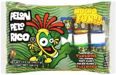 Pelon Pelo Rico Original Tamarind Soft Candy, - Multipack Of 2 / 12 Ct 1 Oz, Bottles