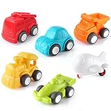 Pedy Car Toys, 6 Pack Toddler Toys Vehicles, Push and Go Cars Vehicles, Baby Toy Car for 6 to 12 Months Boys & Girls
