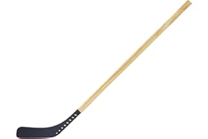 PRISP Fused Street Hockey Stick - Wood Shaft and Fused Plastic Blade; 40" 48" 52" 57" - Made in Canada