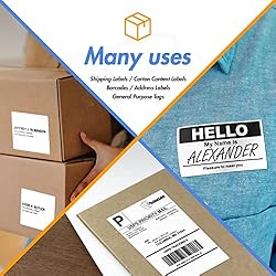 OfficeSmartLabels – 4" x 1" Direct Thermal Labels