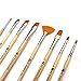 AIT Art Paint Brushes, Set of 8 Includes Angle Shaders, Filberts, and a Fan, Handmade in USA to Last Longer Without Shedding or Breaking, Allowing Painting with Brushes That Artists Trust to Perform