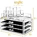 Kryllic Makeup Organizer For Vanity - Make Up Stand Organizer - Makeup Storage - Vanity Makeup Organizer - Cosmetics Organizer - Make Up Holder, Makeup Holder