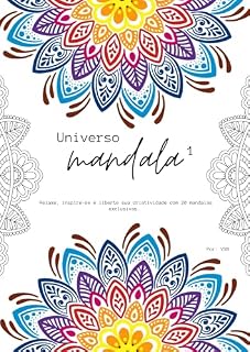 Livro Universo Mandala 1: Relaxe, inspire-se e liberte sua criatividade com 20 mandalas exclusivas.
