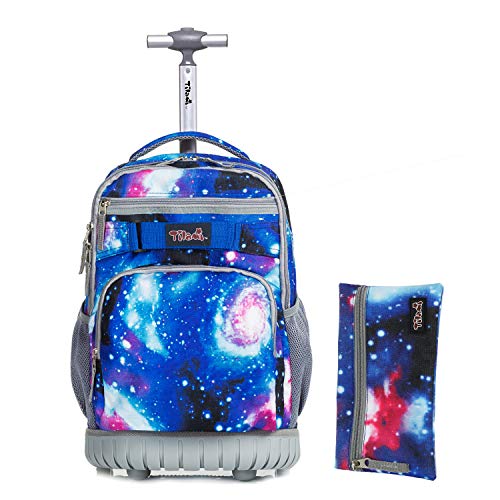 tilami rolling backpack galaxy