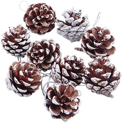 Pendant & Drop Ornaments - 9 Pieces Christmas Pine Cones Ornaments Party Decorations Craft - 3d & Tree Christma Stitch Embroidery Stitch Count Christmas Diy Dmc Set Cross Ornament Stitch Year