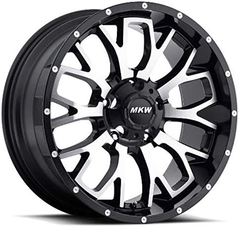 MKW OffroadM95 Satin Black Wheel with Machined Finish (18x9", 6x139mm, -10mm Offset)