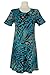 Jostar Women's Stretchy Missy Dress Short Sleeve Print
