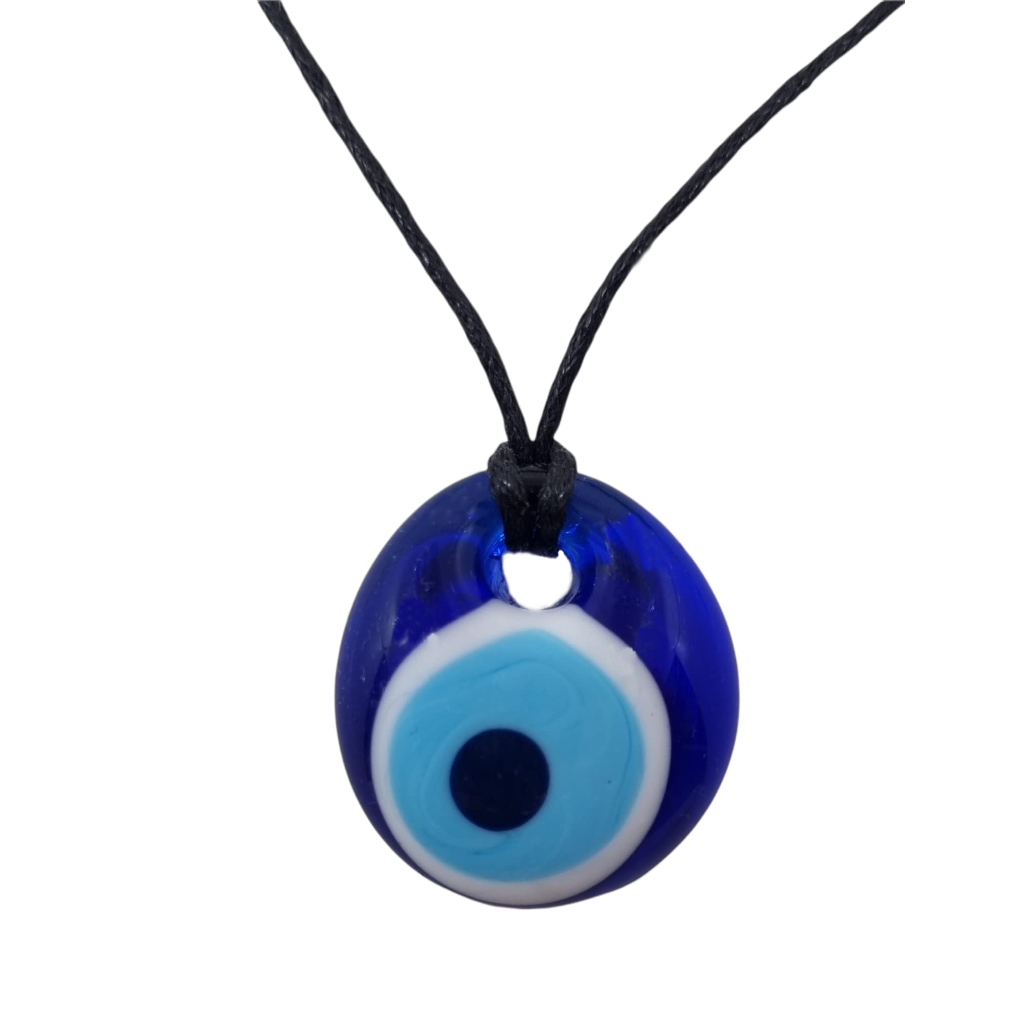 MYSTIC JEWELS Handmade Crystal Evil Eye of Nazar Good Luck Necklace, 3 cm, Crystal