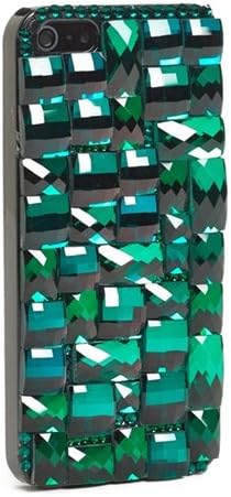 Natasha Couture Emerald "Be Glitzy" Jewel iPhone 5 Rigid Plastic Case