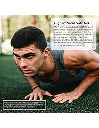 Irwin Naturals Living Verde Multi liquid-gel para hombre, 120 count, 710363566890, 1, 1