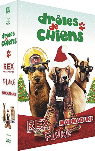 Drôles de chiens : Rex, chien pompier + Marmaduke + Fluke - Pack