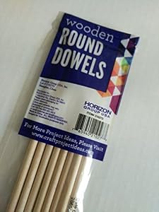 Image of Round Dowels, Hardwood, Kids Craft