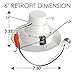 Sunco Lighting 8 PACK - 13W 5/6inch Dimmable LED Retrofit Recessed Lighting Fixture (=75W) 4000K Cool White Energy Star, UL, LED Ceiling Light - 965 Lumens Recessed LED Downlight
