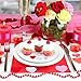 324 Pieces Foam Hearts 24 Pieces 6 Inches Valentines Large Craft Heart Decor, 300 Pieces Small Foam Hearts Self Adhesive Hearts Stickers for Valentine's Day Mother's Day DIY Crafts (Blank)